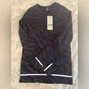 NWT Sweaty Betty Long Sleeve Leopard Top